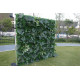 grass cloth roll up flower wall fabric hanging curtain plant wall event party wedding backdrop