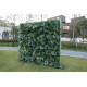 grass cloth roll up flower wall fabric hanging curtain plant wall event party wedding backdrop