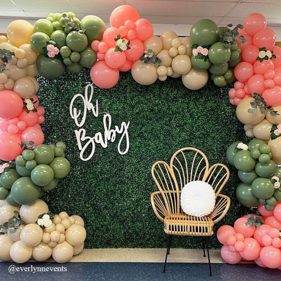 8x8ft green artificial hedge wall backdrop for wedding, baby shower, jungle wild theme party