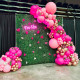 8x8ft green artificial hedge wall backdrop for wedding, baby shower, jungle wild theme party