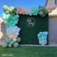 8x8ft green artificial hedge wall backdrop for wedding, baby shower, jungle wild theme party