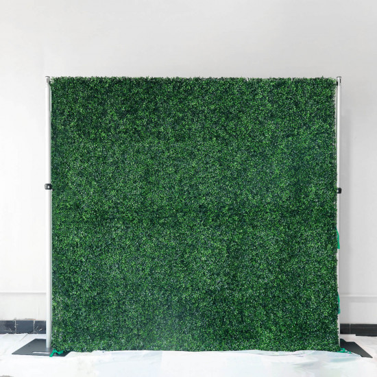 8x8ft green artificial hedge wall backdrop for wedding, baby shower, jungle wild theme party