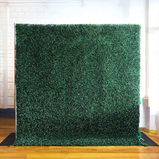 8x8ft green artificial hedge wall backdrop for wedding, baby shower, jungle wild theme party