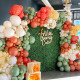 8x8ft green artificial hedge wall backdrop for wedding, baby shower, jungle wild theme party