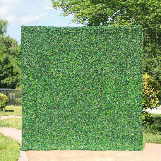 8x8ft green artificial hedge wall backdrop for wedding, baby shower, jungle wild theme party