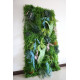 green mixed grass wall cloth roll up flower wall fabric hanging curtain plant wall event party wedding backdrop