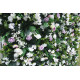 green plants white rose fabric cloth flower wall fairy flower wedding backdrop decor