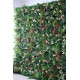 green silk fern mixed flower wall cloth roll up flower wall fabric hanging curtain plant wall event party wedding backdrop