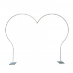 8.5x8.2ft aluminum heart shape balloon arch frame birthday arch stand