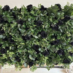 jungle flower cloth roll up flower wall fabric hanging curtain plant wall event party wedding backdrop