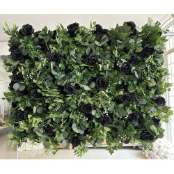 jungle flower cloth roll up flower wall fabric hanging curtain plant wall event party wedding backdrop