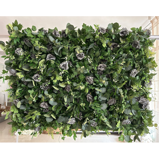 jungle flower cloth roll up flower wall fabric hanging curtain plant wall event party wedding backdrop