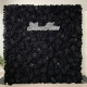 luxury black hydrangea gerbera rose flower wall roll up hanging fabric cloth mixed floral wall for wedding home office party bridal shower decor backdrop