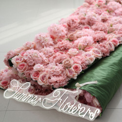 luxury multi color artificial rose flower wall roll up hanging fabric cloth mixed floral wall for wedding home office party bridal shower decor backdrop