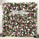 luxury multi color artificial rose flower wall roll up hanging fabric cloth mixed floral wall for wedding home office party bridal shower decor backdrop