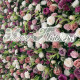 luxury multi color artificial rose flower wall roll up hanging fabric cloth mixed floral wall for wedding home office party bridal shower decor backdrop