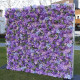 luxury light purple roses purple hydrangea 5d cloth flower wall backdrop