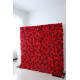 luxury rose cloth flower wall fabric rollin up reed pampas grass curtain floral wall wedding backdrop party event props