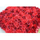 luxury rose cloth flower wall fabric rollin up reed pampas grass curtain floral wall wedding backdrop party event props