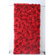 luxury rose cloth flower wall fabric rollin up reed pampas grass curtain floral wall wedding backdrop party event props