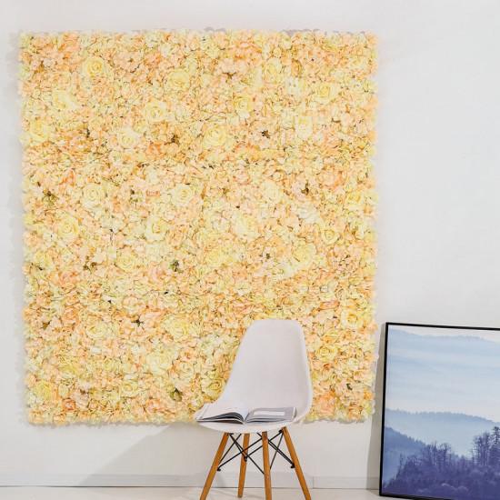 luxury yellow rose flowers wall, rose flowers backdrop