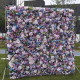 mixed color hydrangea roses wedding backdrop 5d fabric cloth flower wall