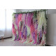 mixed-color orchids cloth roll up flower wall fabric hanging curtain plant wall event party wedding backdrop