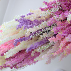 mixed-color orchids cloth roll up flower wall fabric hanging curtain plant wall event party wedding backdrop