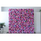 mixed color roses and hydrangeas cloth roll up flower wall fabric hanging curtain plant wall event party wedding backdrop