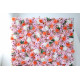 mixed flower cloth flower wall fabric rollin up reed pampas grass curtain floral wall wedding backdrop party event props