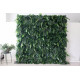 mixed grass wall cloth roll up flower wall fabric hanging curtain plant wall event party wedding backdrop