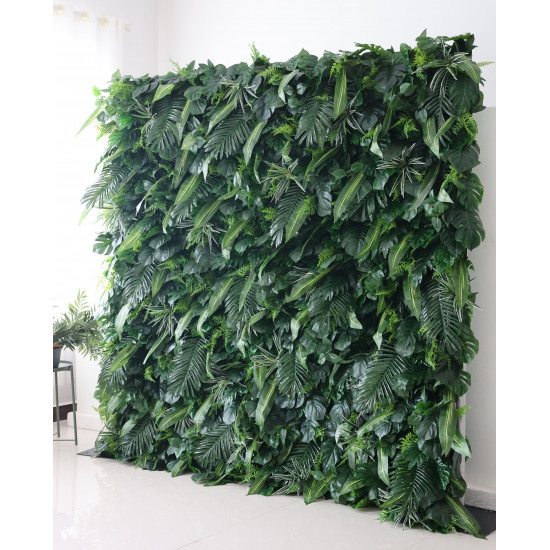 mixed grass wall cloth roll up flower wall fabric hanging curtain plant wall event party wedding backdrop