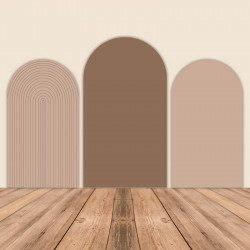 nude chiara arch backdrop covers