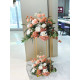 orange wedding decoration, party decoration, orange artificial wedding flowers, diy wedding flowers, wedding faux flowers