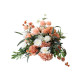 orange wedding decoration, party decoration, orange artificial wedding flowers, diy wedding flowers, wedding faux flowers