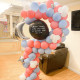 1m party & hoop balloon circle loop stand moon | question mark | half circle shape balloon arch frame