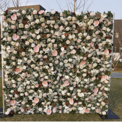 phalaenopsis flower cloth roll up flower wall fabric hanging curtain plant wall event party wedding backdrop