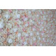 pink and white and yellow roses cloth roll up flower wall fabric hanging curtain plant wall event party wedding backdrop