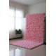 pink and white peony flowers cloth roll up flower wall fabric hanging curtain plant wall event party wedding backdrop