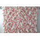 pink and white rose cloth flower wall fabric rollin up reed pampas grass curtain floral wall wedding backdrop party event props