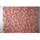 pink and white roses cloth roll up flower wall fabric hanging curtain plant wall event party wedding backdrop