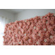 pink and white roses cloth roll up flower wall fabric hanging curtain plant wall event party wedding backdrop