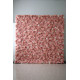 pink and white roses cloth roll up flower wall fabric hanging curtain plant wall event party wedding backdrop