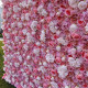 pink and white roses hydrangeas 3d luxury gradient rolling up fabric curtain artificial flower wall cloth floral wall wedding backdrop