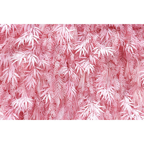 pink feather cloth roll up flower wall fabric hanging curtain plant wall event party wedding backdrop