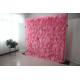 pink feather flower wall cloth roll up flower wall fabric hanging curtain plant wall event party wedding backdrop