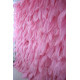 pink feather flower wall cloth roll up flower wall fabric hanging curtain plant wall event party wedding backdrop