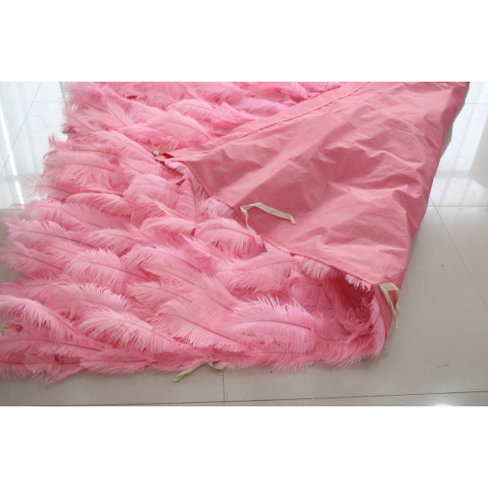 pink feather flower wall cloth roll up flower wall fabric hanging curtain plant wall event party wedding backdrop