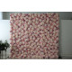 pink hydrangea cloth roll up flower wall fabric hanging curtain plant wall event party wedding backdrop