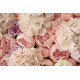 pink hydrangea cloth roll up flower wall fabric hanging curtain plant wall event party wedding backdrop